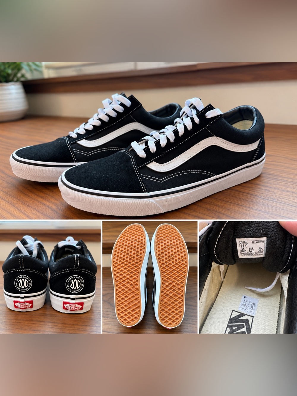 Vans Old Skool “200 Million” Limited Edition shoes -Men’s 11